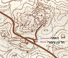 אתר, 100 מטר צפונית לתל ציפורי, מתוארך למאה ה-7 -6 לפנה"ס, האתר הראשון בגליל התחתון בו התגלו ממצאים ברורים מפרק זמן זה.