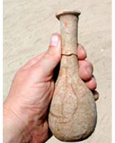 בקבוק חרס מהתקופה הרומית