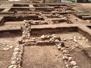 1.	The excavation area. Photograph: Dr. Ya'akov Vardi, courtesy of the Israel Antiquities Authority