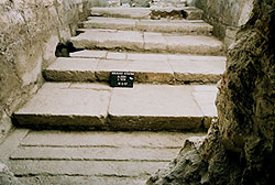 Remains of a terraced street that date to the period of Roman Jerusalem. Images courtesy of The Western Wall Heritage Foundation, photos Sando and Dino Mandria