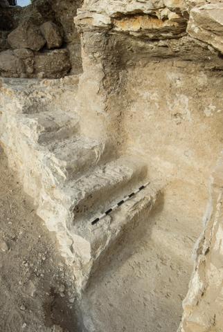The ritual bath (miqwe). Photographic credit: Assaf Peretz, courtesy of the Israel Antiquities Authority.