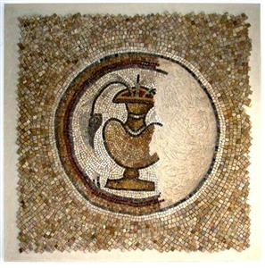 Fragment Mosaic Floor Medallion  
 Photographer:Unknown