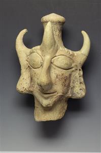 ראש פסל דמות חצי-אלוהית/אלוהית  
 צלם:קלרה עמית