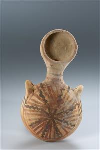 Pilgrim Flask with Bowl-shaped Spout Philistine 
 Photographer:Koren Miki