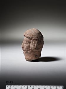 Head Pillar figurine   
 Photographer:Meidad Suchowolski