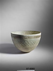 Bowl With Geometric Pattern
 Photographer:Meidad Suchowolski