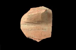 Ostracon Aramaic 
 Photographer:Yolovitch Yael