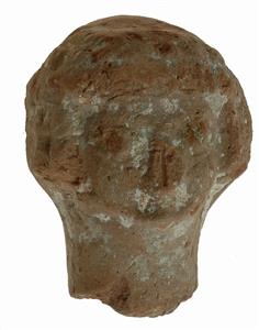 Head Pillar figurine   