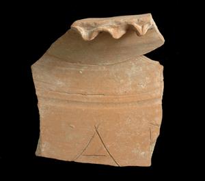 Body Sherd Krater Inscribed  
 Photographer:Yolovitch Yael