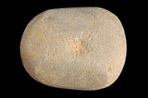 אבן שחיקה שקע במרכז 
 צלם:יולוביץ יעל