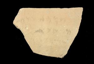 Ostracon Aramaic 
 Photographer:Yolovitch Yael