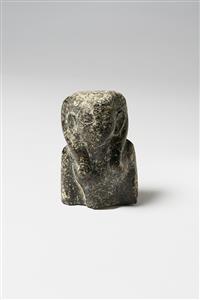 ראש פסלון דמות אדם/חצי-אלוהית/אלוהית  
 צלם:מידד סוכובולסקי