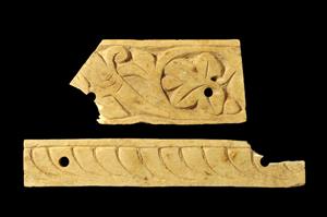 Fragment Plaque (use unknown) With Vegetal Decoration  
 Photographer:Yolovitch Yael