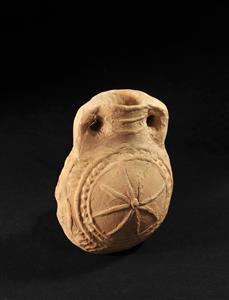 Ampulla Decorated in Relief 
 Photographer:Yolovitch Yael