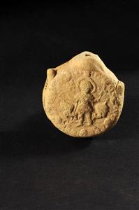 Ampulla Decorated in Relief 
 Photographer:Yolovitch Yael