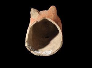 Fragment Zoomorphic Vessel Painted  
 Photographer:Yolovitch Yael