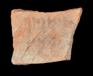 Ostracon Inscribed 
 Photographer:Yolovitch Yael