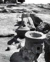 Weights and other objects from the olive press