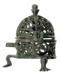 Base Censer With Vegetal Decoration