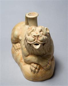 Zoomorphic Vessel Lion 
 Photographer:Clara Amit