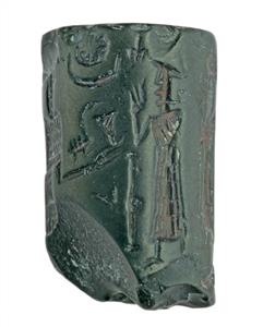 Cylinder Seal Assyrian
 Photographer:Clara Amit