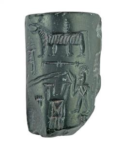 Cylinder Seal Assyrian
 Photographer:Clara Amit