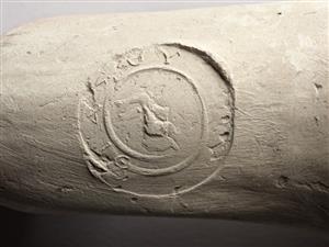 Handle Amphora Impressed with Stamp Seal 
 Photographer:Meidad Suchowolski