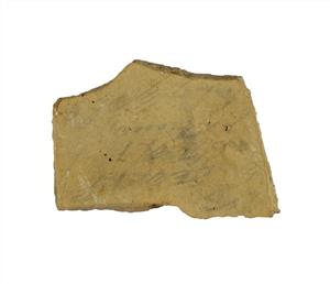 Ostracon Hebrew
Photographer:Clara Amit