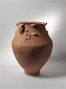 Pithos Decorated in Relief 
 Photographer:Meidad Suchowolski