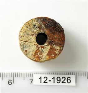 Spindle Whorl Engraved 
 Photographer:Yolovitch Yael