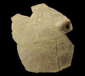 Fragment Small Jar Engraved  
 Photographer:Yolovitch Yael