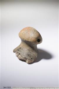 Handle Vessel Lid Khirbet Kerak  
 Photographer:Meidad Suchowolski