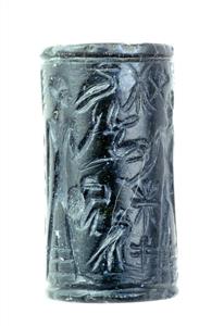 Cylinder Seal Hieroglyphs 
 Photographer:Clara Amit