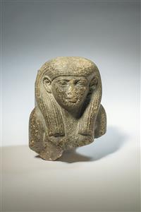 Head Statuette Semi-Divine/Divine Figure  
 Photographer:Meidad Suchowolski