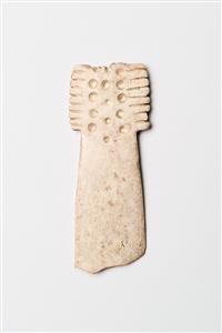 Worked Bone With Geometric Pattern 
 Photographer:Meidad Suchowolski