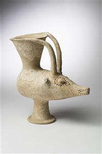 Rhyton Zoomorphic 
 Photographer:Meidad Suchowolski