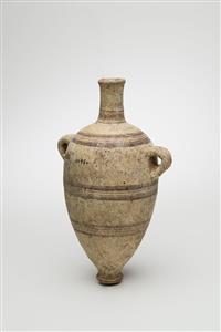 קנקנית (Amphoriskos; כל התקופות) צבוע 
 צלם:מידד סוכובולסקי