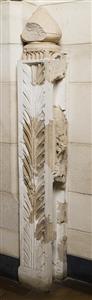 Chancel Post Decorated in Relief
Photographer:Meidad Suchowolski