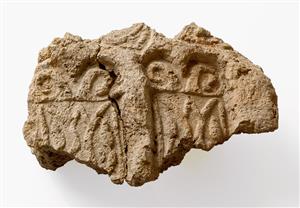 Fragment Plaster Impressed Decoration  
 Photographer:Unknown