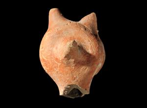 Fragment Zoomorphic Vessel Painted  
 Photographer:Yolovitch Yael