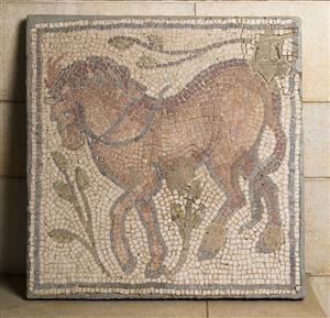 Fragment Mosaic Floor Decorated with animal figure
Photographer:Meidad Suchowolski