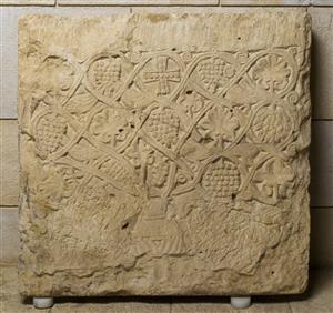 Slab Decorated in Relief 
 Photographer:Meidad Suchowolski