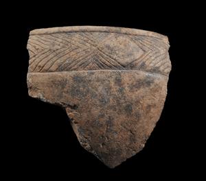 Fragment Bowl With Geometric Pattern  
 Photographer:Yolovitch Yael
