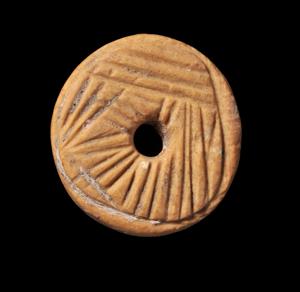 Spindle Whorl Engraved 
 Photographer:Yolovitch Yael