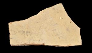 Ostracon Inscribed
Photographer:Yolovitch Yael