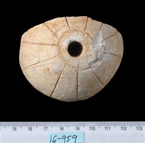 Spindle Whorl Engraved 
 Photographer:Yolovitch Yael