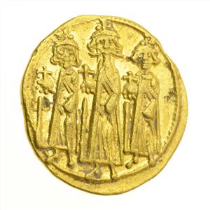 Coin ,Heraclius (639-641 A.D),Constantinopolis,Solidus
 Photographer:Unknown