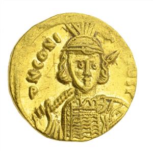 Coin ,Constantine IV (668-673 A.D),Constantinopolis,Solidus
 Photographer:Unknown