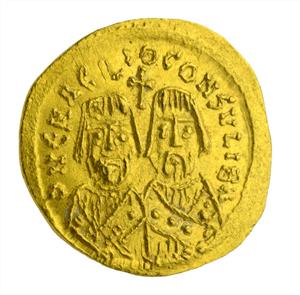 Coin ,Heraclius (609/610),Cyprus,Solidus
Photographer:Unknown