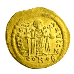 Coin ,Maurice Tiberius (583-601 A.D),Constantinopolis,Solidus
Photographer:Unknown